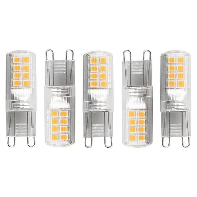 BLULAXA 49709 - 5x LED Stiftsockellampe G9, 2,6 W, 320 lm, warmweiß
