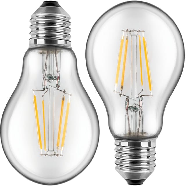 BLULAXA 49799 - LED-Lampe E27, 7 W, 810 lm, 4000 K, 2-er Pack