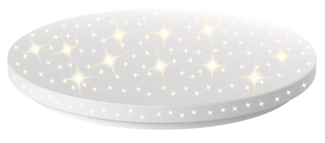 BLULAXA 49887 - Wand- und Deckenleuchte Promina-S Sternenhimmel, 12W, 1200 lm