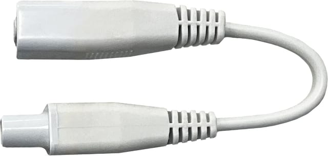 BLULAXA 49898 - Verbinder für Eckmontage Pinex weiß 10cm
