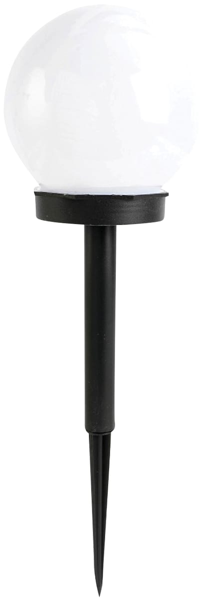 BLULAXA 49918 - Solar LED Spieß Globe, weiß, 10 cm, IP44