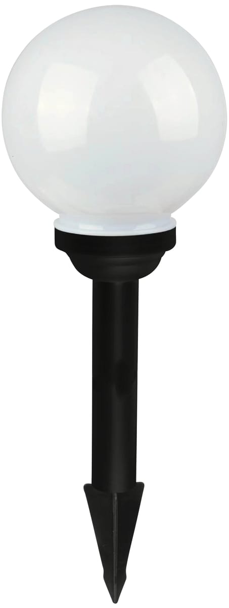 BLULAXA 49919 - Solar LED Spieß, Globe, weiß, 15 cm, IP44