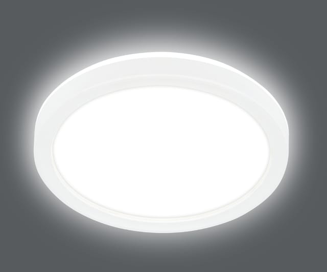 BLULAXA 50958 - Deckenleuchte, 12 W, 1200 lm, 3000 K, weißer Ring