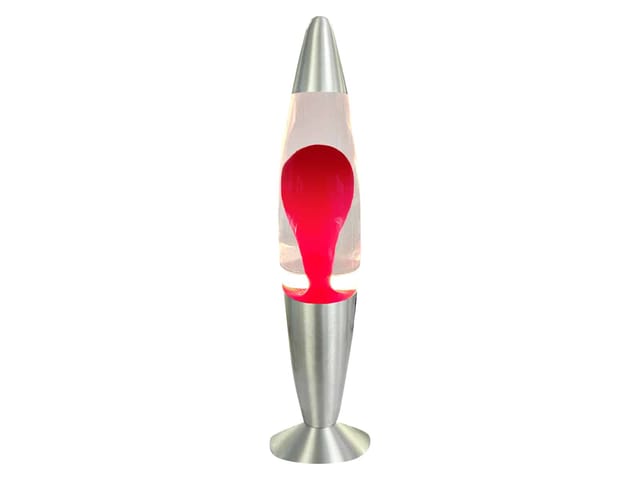BLULAXA 50960 - LED Lavaleuchte, 20 W, 339 x 62 mm, rotes Wachs + klare Flüssigk