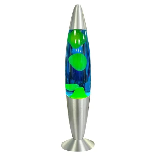 BLULAXA 50961 - LED Lavaleuchte, 20 W, 339 x 62 mm, gelbes Wachs + blaue Flüssig