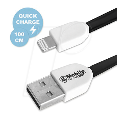 BMOBILE 87450 - Highspeed USB 8-Pin Ladekabel , 1,0 m