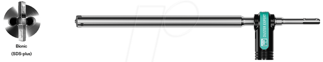 BOHR 287838 - Hammerbohrer, SDS-Plus, DusterExpert, 12 mm