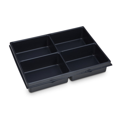 BOXX 1000010130 - Kleinteileeinsatz, 4 Mulden, für i-BOXX 72 und LS-Tray 72