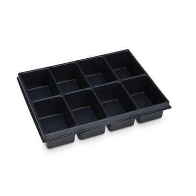 BOXX 1000010132 - Kleinteileeinsatz, 8 Mulden, für i-BOXX 72 und LS-Tray 72