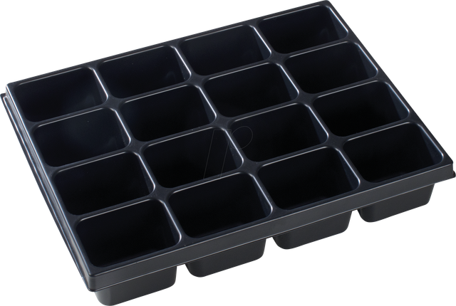 BOXX 1000010136 - Kleinteileeinsatz, 16 Mulden, für i-BOXX 72 und LS-Tray 72