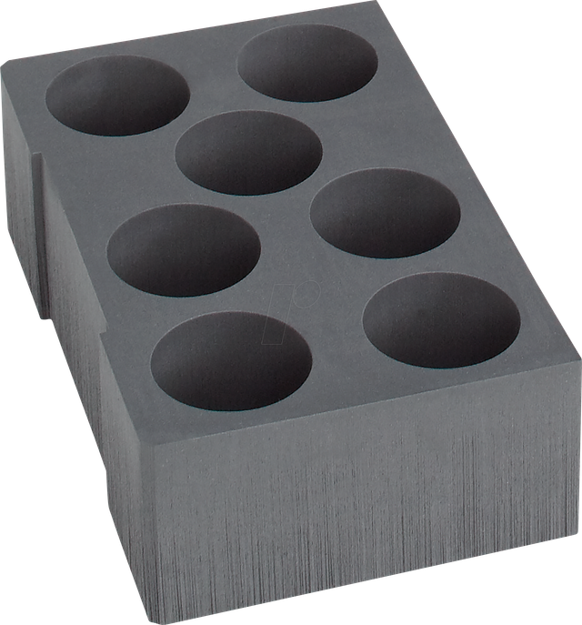 BOXX 1000010142 - Schaumstoffeinsatz, für 7 Schaum-Kartuschen, für L-BOXX 374