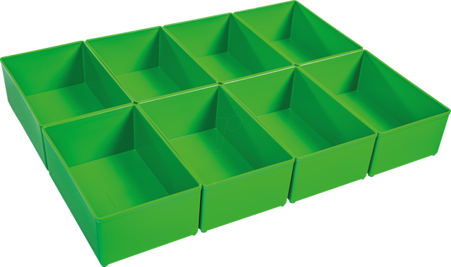 BOXX 6000001713 - Insetbox D3, grün, 8 Stück