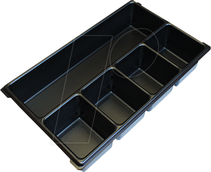 BOXX 6100000148 - Kleinteileeinsatz, 5 Mulden, für XL-BOXX