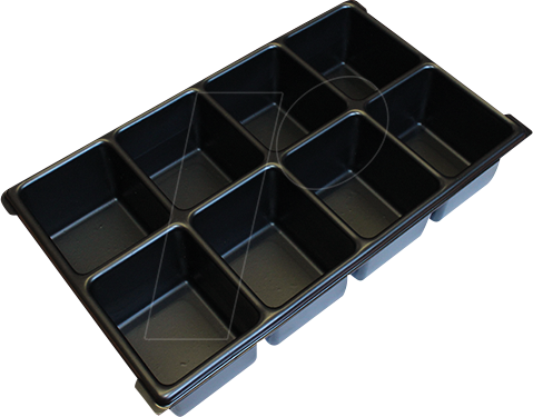 BOXX 6100000151 - Kleinteileeinsatz, 8 Mulden, XL-BOXX