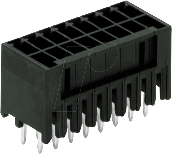 WAGO 713-1403 - MINI HD Stiftleiste gerade 2x3-polig, RM 3,5