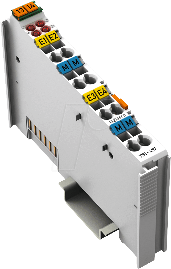 WAGO 750-457 - 4-Kanal Analog Eingangsklemme ± 10 V Single