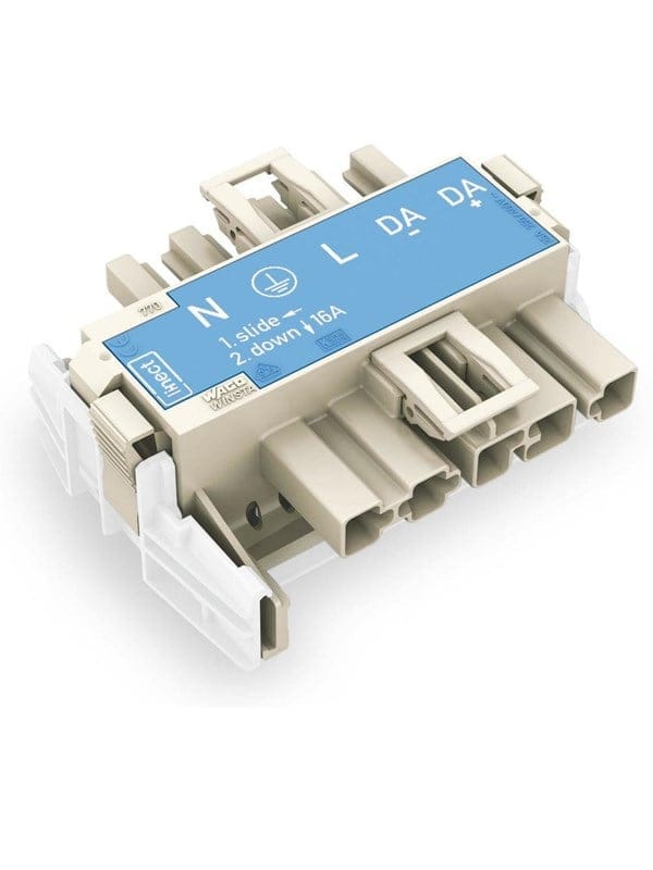 WAGO 770-7105 - Linect® MIDI, T-Verteiler 5-pol, 1xStecker / 2xBuchse