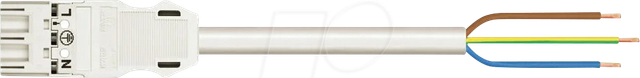 WAGO 771-9326-12 - WINSTA® MIDI Anschlussleitung, 3-pol, 1,5mm², 1m