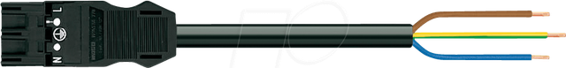 WAGO 771-9326-3 - WINSTA® MIDI Anschlussleitung, 3-pol,1,5 mm², 3m