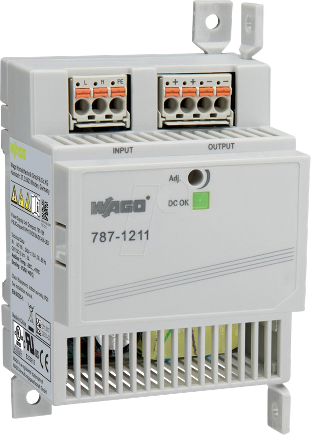 WAGO 787-1211 - Stromversorgung, primär getaktet, 12 VDC, 5 A