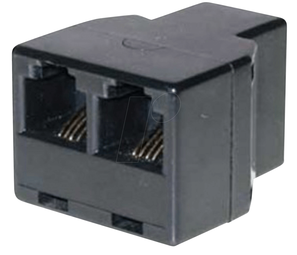 WB 3X6-4 - Modular Adapter mit drei Modularbuchsen 6-4