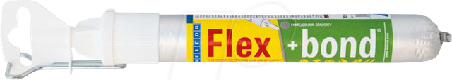 WEICON 1012995 - Kraftkleber, dauerelastisch, Presspack, grau, 85 ml