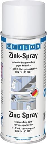 WEICON 11000400 - Zink-Spray, Korrosionsschutz, 400 ml