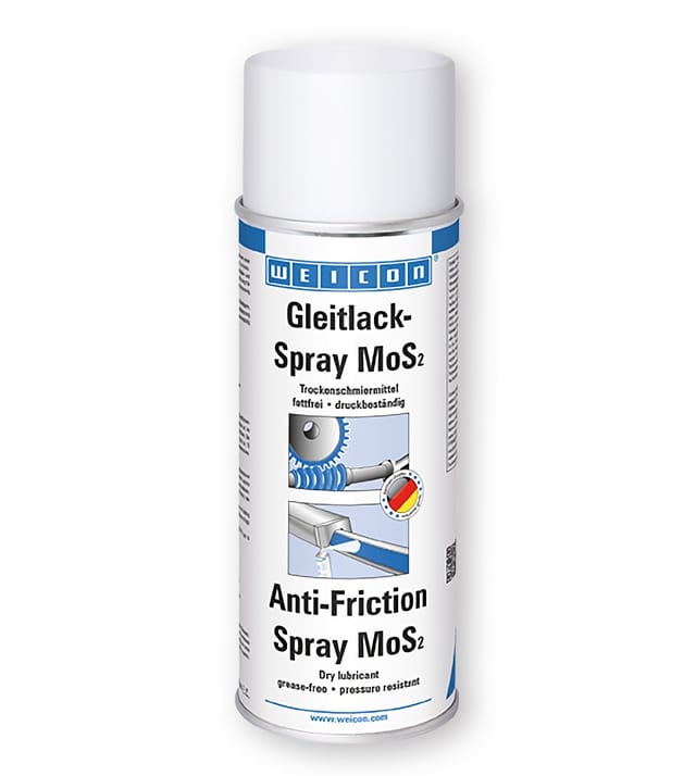WEICON 11539400 - Gleitlack-Spray MoS2, 400 ml
