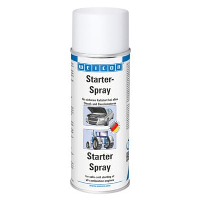 WEICON START - KFZ - Starthilfe-Spray für Verbrennungsmotoren, 400 ml