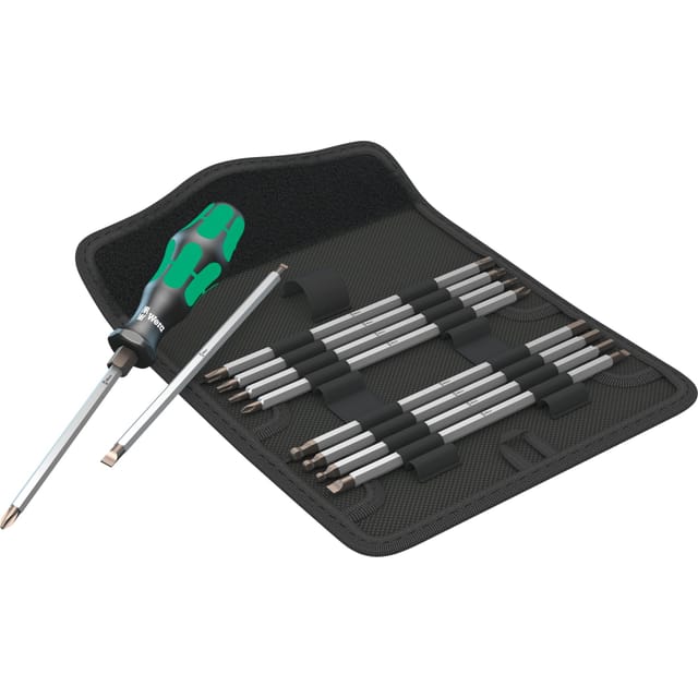 WERA 05002990001 - Schraubendrehersatz SoftFinish®, Kombiklingen