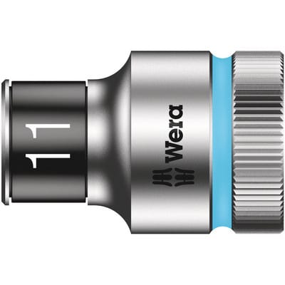 WERA 05003731001 - Steckschlüssel-Einsatz, Außensechskant, 1/2”, 11