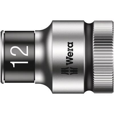 WERA 05003732001 - Steckschlüssel-Einsatz, Außensechskant, 1/2”, 12
