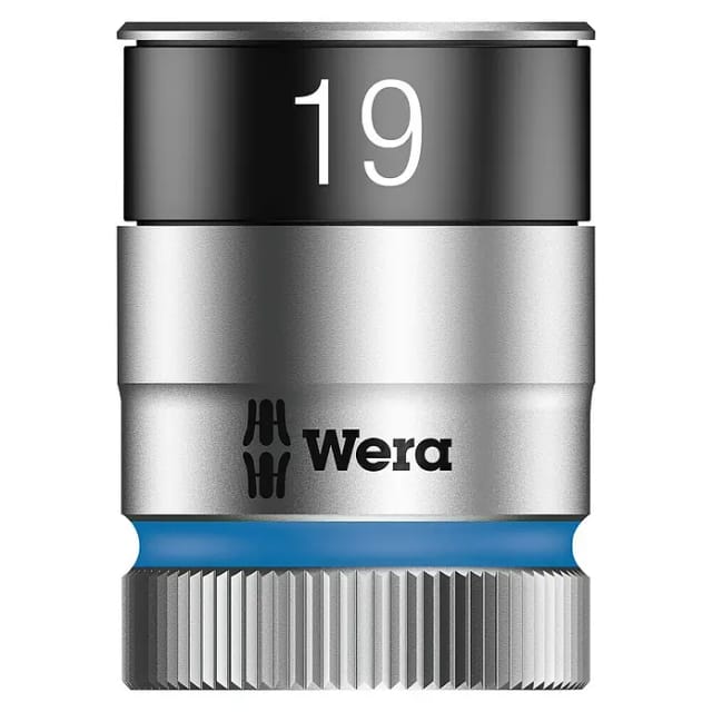 WERA 05003739001 - Steckschlüssel-Einsatz, Außensechskant, 1/2”, 19