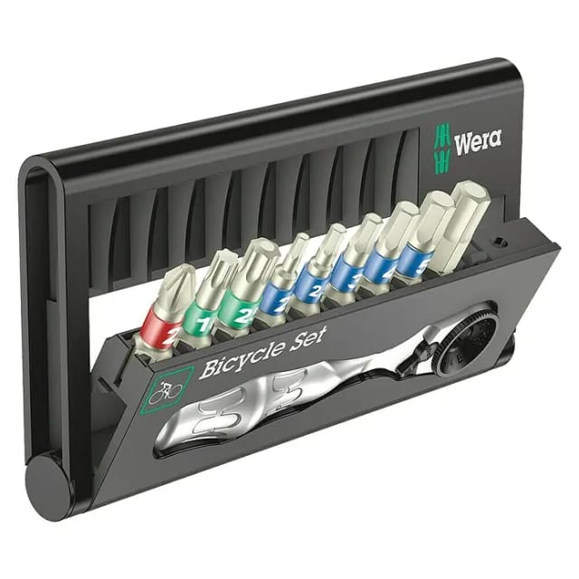 WERA 05004177001 - Bit-Sortiment, Edelstahl mit Ratsche