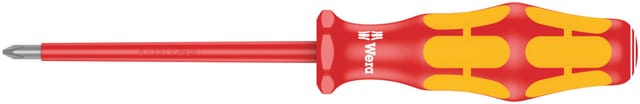 WERA 05006150001 - Schraubendreher Kraftform Plus, Kreuzschlitz (PH), 0