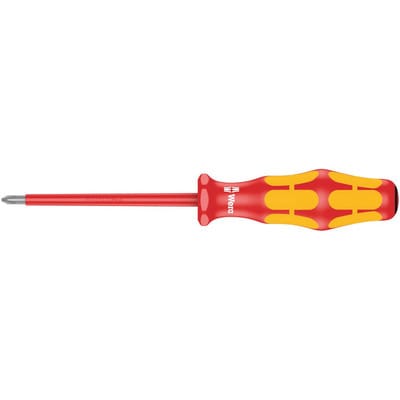 WERA 05006160001 - Schraubendreher Kraftform Plus, Kreuzschlitz (PZ), 0