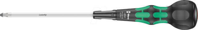 WERA 05007907001 - Ball-Grip Kreuzschlitz Schraubendreher PH 2x150