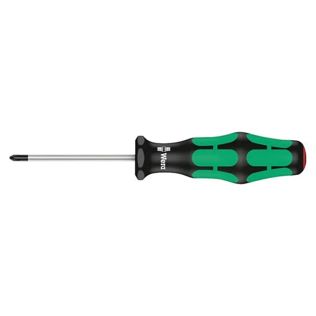 WERA 05008705001 - Schraubendreher Kraftform Plus, Kreuzschlitz (PH), 0