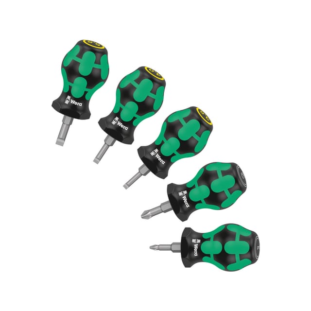 WERA 05008871001 - Schraubendrehersatz Stubby Set 2