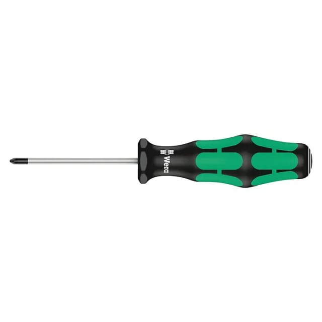 WERA 05009305001 - Schraubendreher Kraftform Plus, Kreuzschlitz (PZ), 0