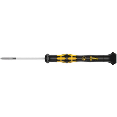 WERA 05030107001 - Schraubendreher Kraftform Micro, Schlitz, 4 mm