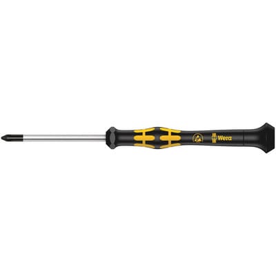 WERA 05030112001 - Schraubendreher Kraftform Micro, Kreuzschlitz (PH), 1