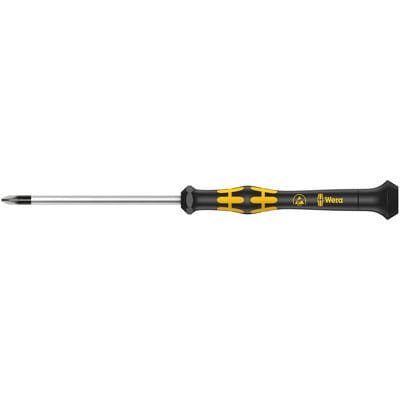 WERA 05030116001 - Schraubendreher Kraftform Micro, Kreuzschlitz (PZ), 1