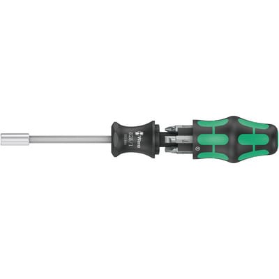 WERA 05051512001 - Bit-Satz Kraftform Kompakt 27 Imperial Set 1, 7-teilig