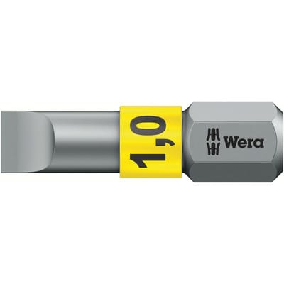 WERA 05056066001 - Bit Schlitz, 5,5 x 25 mm, Standard