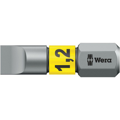 WERA 05056068001 - Bit Schlitz, 6,5 x 25 mm, Standard