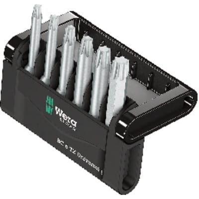 WERA 05056472001 - Bit-Satz Bit-Check 6, 6-teilig TORX (TX)