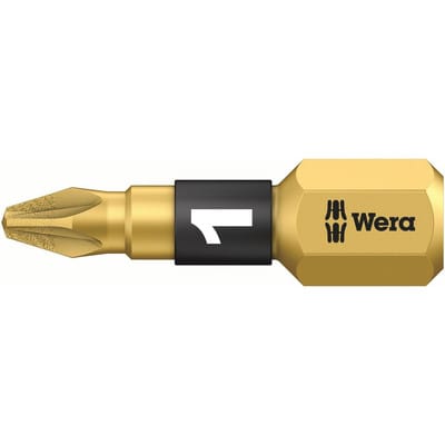 WERA 05056700001 - Bit Kreuzschlitz (PZ), 1 x 25 mm, Torsion, Diamant