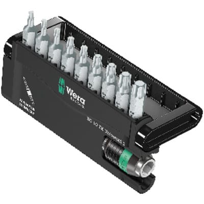 WERA 05057115001 - Bit-Satz Bit-Check 10, 10-teilig TORX (TX)