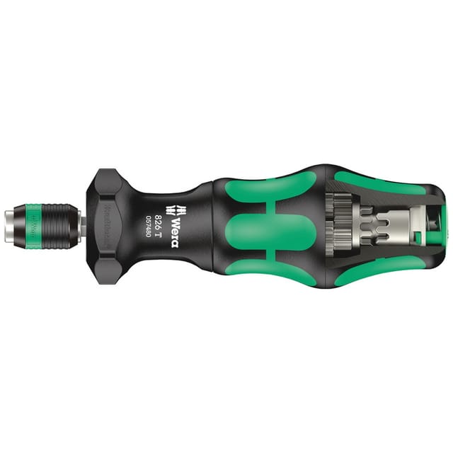 WERA 05057480001 - Bithalter, Kraftform Turbo Bits-Handhalter mit Rapidaptor